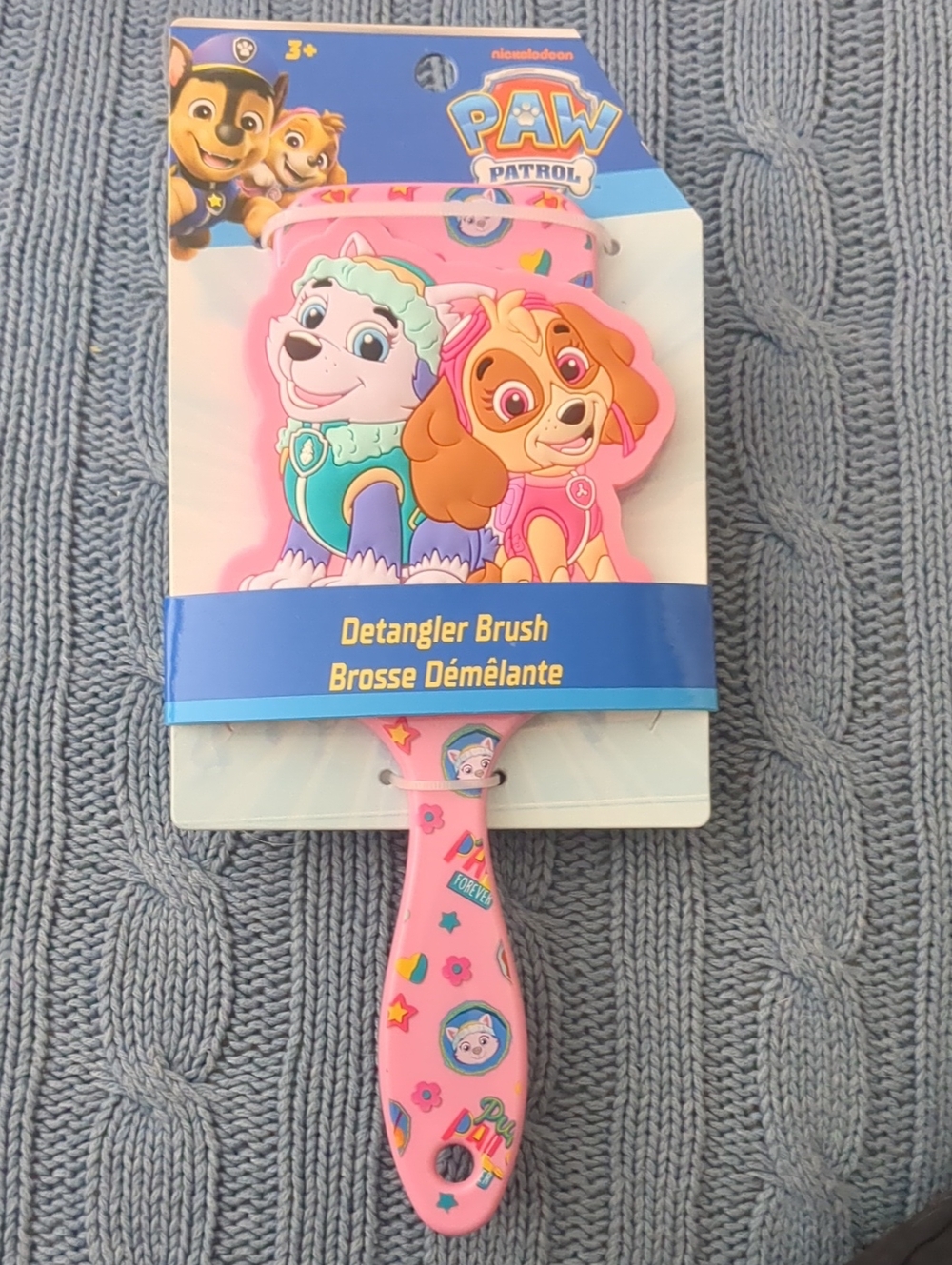 Paw Patrol Pink Skye & Everest Detangler Brush